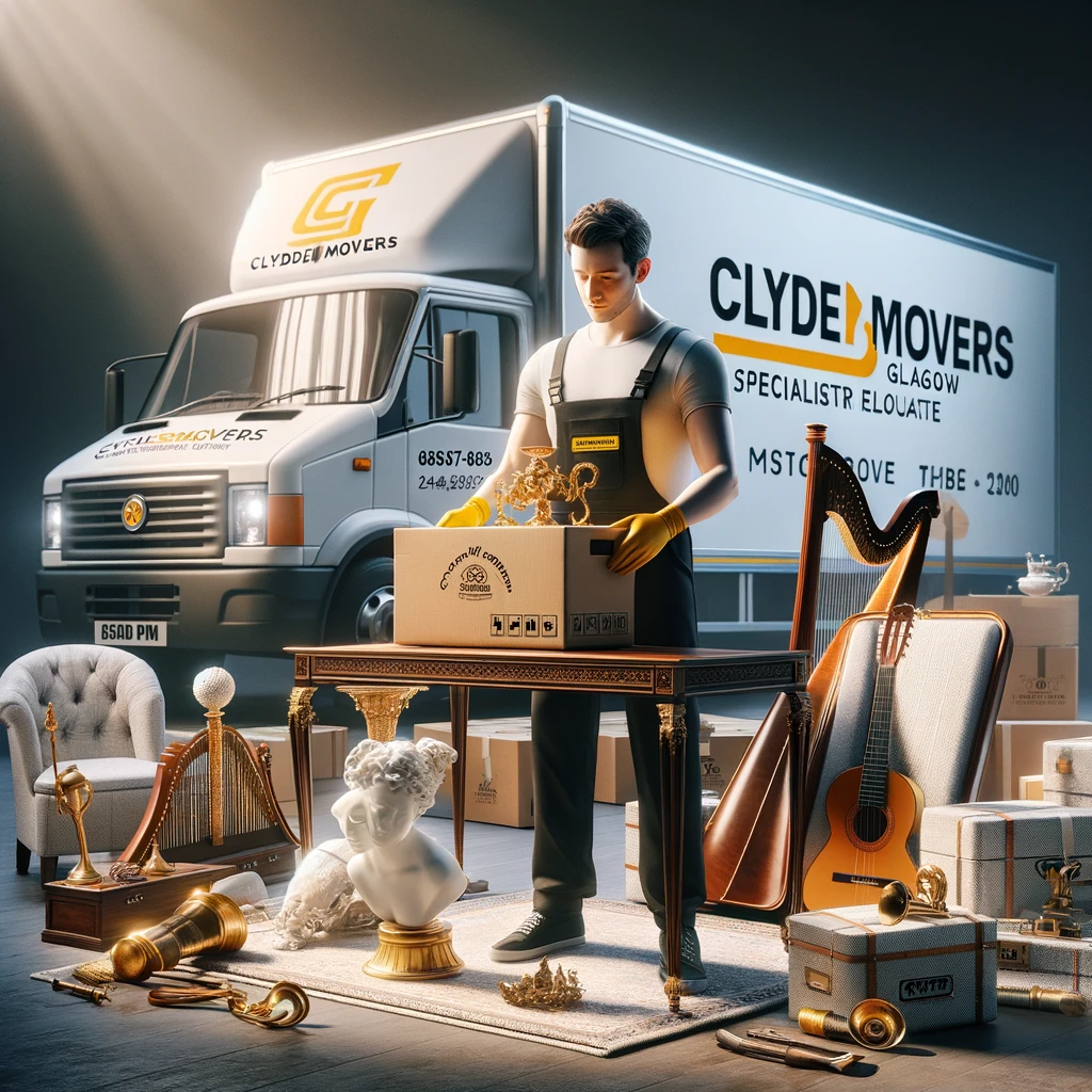 Experience the gold standard in moving with Clydemovers Glasgow's Specialist Item Relocation Services. Our bespoke solutions for high-value, fragile, and unique items ensure your valuables are handled with unparalleled care and expertise. From custom packing to secure transportation, our dedicated team provides peace of mind for your most precious belongings. Trust us for the safe, secure, and respectful relocation of your prised possessions.